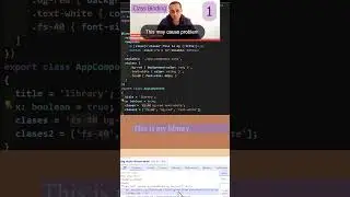 The problem of binding classes to HTML class attribute using property binding in 