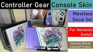 Mewtwo Console Skin for Nintendo Switch! (Controller Gear - Officially Licensed by Nintendo)