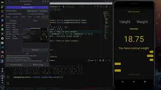 BMI Calculator with flutter