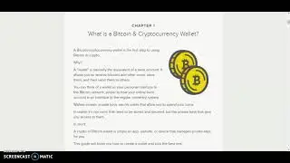 What is bitcoin & Cryptocrunency wallets