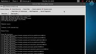 Scanning Website for Vulnerabilities Using #UNISCAN-GUI (uniscan with gui) - #KaliLinux