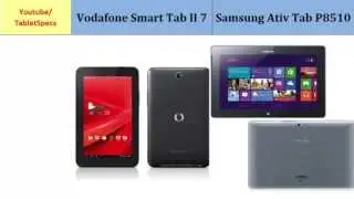 Vodafone Smart Tab II 7 comp. Samsung Ativ Tab P8510, compared to