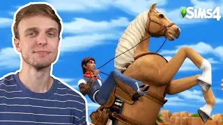 REACT do trailer da nova expansão do THE SIMS 4 *tem cavalos*
