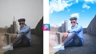 PicsArt - Sky Change Photo Editing || Picsart Background Change || Ghaus Editz