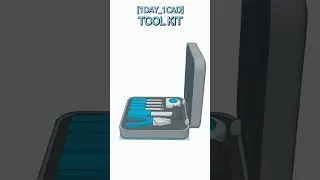 [1DAY_1CAD] TOOL KIT #shorts #tinkercad #project