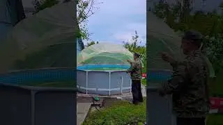Купол для бассейна своими руками!