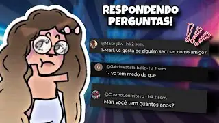 RESPONDENDO PERGUNTAS DOS INSCRITOS!💗Teve pergunta polêmica!!⚠️😱