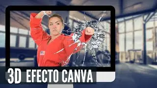 Cómo crear un efecto 3D en CANVA | Beto López | Aprende Canva