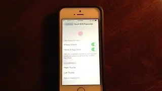 Touch ID With IPhone 5S