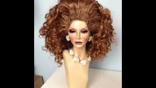 Tutorial - How To Build HUGE Drag Hair And Rooted Wig Line - Part 1