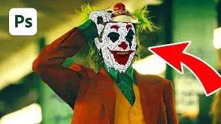 Grime Art on the Joker - Adobe Photoshop