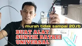 BIKIN SENDIRI ALAT SUNTIK BATREI UNIVERSAL #mudah #murah tdk sampe 20rb