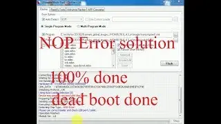 qlcom cpu flashing NOP Error solution 100% TESTED