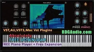 Free Piano VST VST3 AU Rompler Plugins RDGAudio Getting Started First Look