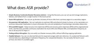 Azure Site Recovery - Overview and Active Demonstration