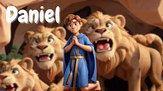 História bíblica infantil: Daniel na cova dos leões