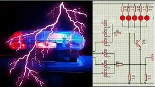 How To Make A Police Light Using NE555 And BC547
