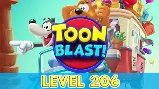 Toon Blast - Level 206 (No Boosters)