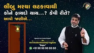 લીંબુ મરચા લટકાવાથી  કોને ફાયદો થાય કેવી રીતે આવો જાણીએ | Shri Shailendrasinhji Vaghela | Bapu