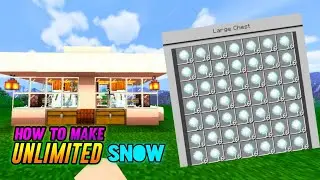 Minecraft:How To make UNLIMITED Snow.Snow Farm.