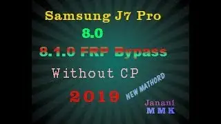Samsung J7 Pro FRP Bypass Without PC