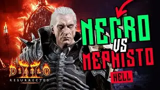 Diablo II Resurected: Mephisto boss Akt3 Nekromantą (piekło)