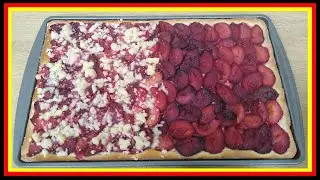 Traditional German Plum Cake #Shorts