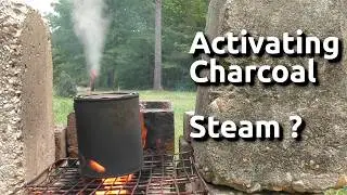 I Tried Making Activated Charcoal With Steam (for battery experiments)
