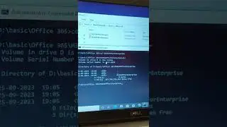 office 365 installation using CMD (ODT)