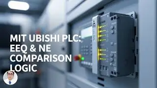 how can use (Equal and Not Equal)command in Mitsubishi plc