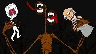 GRANNY THE HORROR GAME ANIMATION #32 : SIREN HEAD Vs Scary Granny