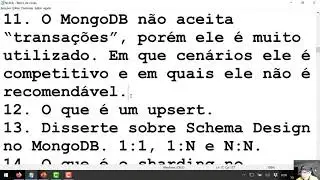 NoSQL110 Em que cenários MongoDB é competitivo e em quais ele não é recomendável