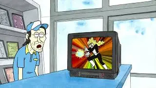 Picking out VHS's - REGULAR SHOW