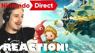 The Legend of Zelda TEARS OF THE KINGDOM, FF Theatrhythm, PIKMIN 4! [Nintendo Direct REACTION!]