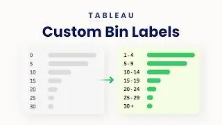 Tableau Bin Formatting Fix: Customize Bin Labels for Clearer Data
