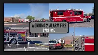 [DISPATCH & ON SCENE] Phoenix & Glendale Fire Departments Responding to a SECOND ALARM FIRE