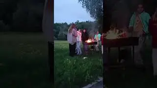 АртГайка семейный творческий лагерь прощальный вечер.  