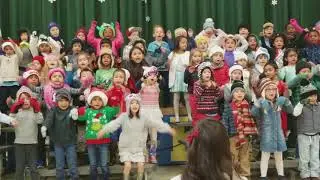 Holiday Show - Castle Heights Elementary kindergarten - Ms Pak and Ms Ramos - 