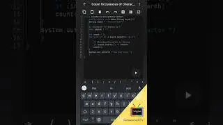 Java Program to Count Occurrences of Character in String | Java Program asked in interviews 