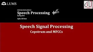 Speech Processing - L25 - Frequency-Domain Methods – From the Spectrograms to MFCCs