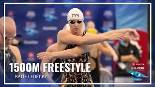 Katie Ledecky Dominates Long Distance in Women's 1500M Freestyle | 2022 Toyota U.S. Open