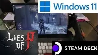 Lies of P Steam Deck longer gameplay and first mini boss 60fps
