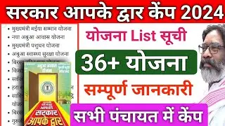 36+ योजना की सूची सरकार आपके द्वार केंप | Aapki Yojana Aapki Sarkar Aapke Dwar yojna list