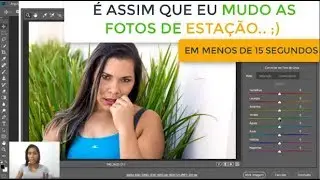 É assim que eu MUDO A ESTAÇÃO DAS minhas FOTOGRAFIAS no Photoshop!