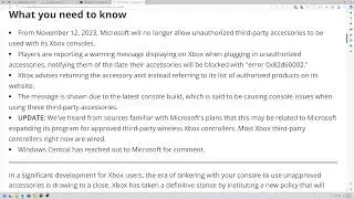 Xbox Bans Cronus Hardware Adapters