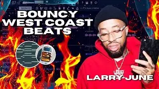 How To Make Bouncy West Coast Beats For Larry June In FL Studio 20 | INTO THE LATE NIGHT