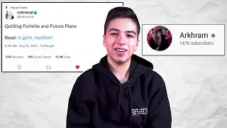 Another Fortnite Pro Quits (ARKHRAM)