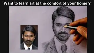 Pencil portrait drawing course | For the beginners