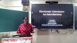 E-Literature | Introduction | Prakruti Bhatt