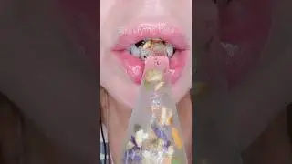 ASMR Satisfying Eating Honey 🌺🌸🌼 #asmr #honey #youtubechamps